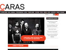 Tablet Screenshot of caras.cl